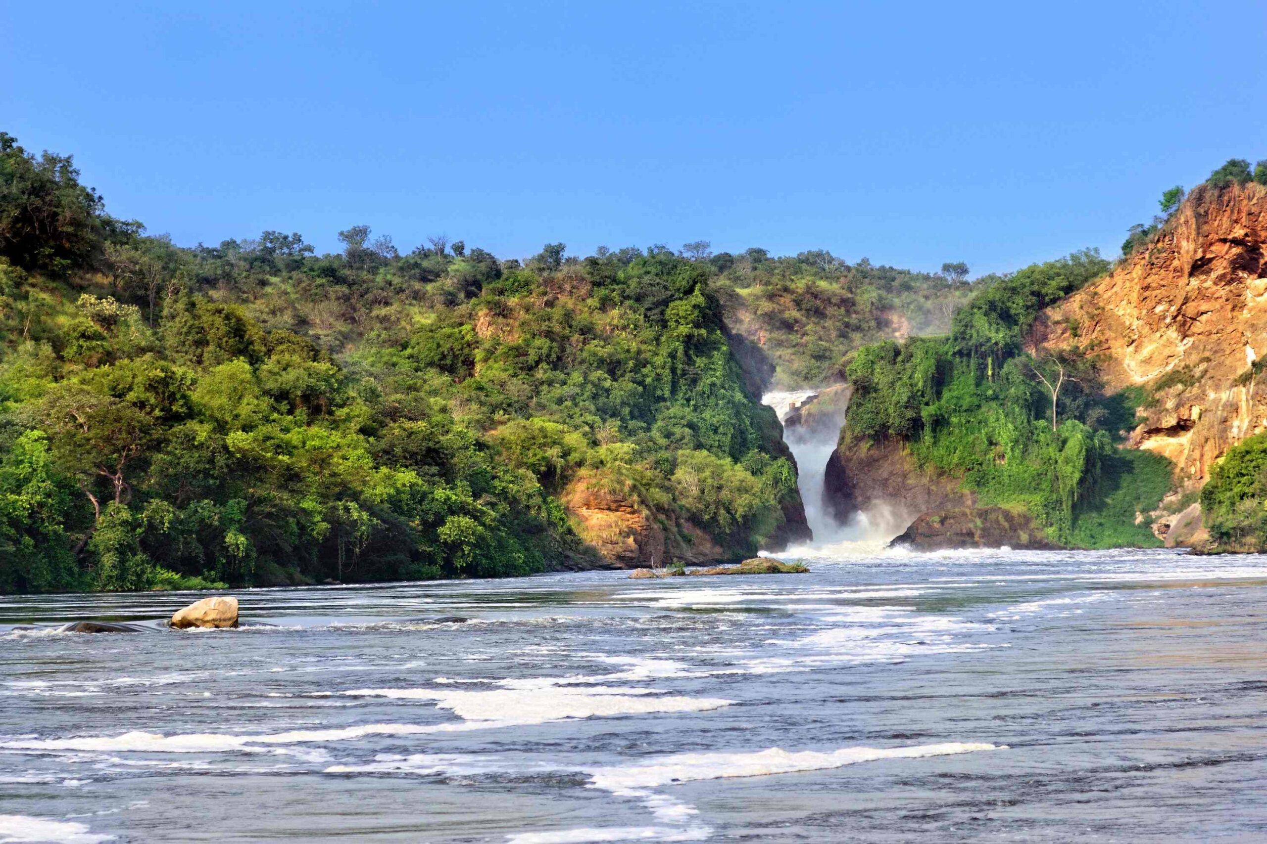 Båtsafari till Murchison Falls