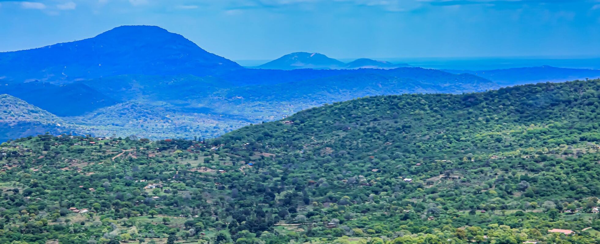 Taita hills utsikt i Kenya