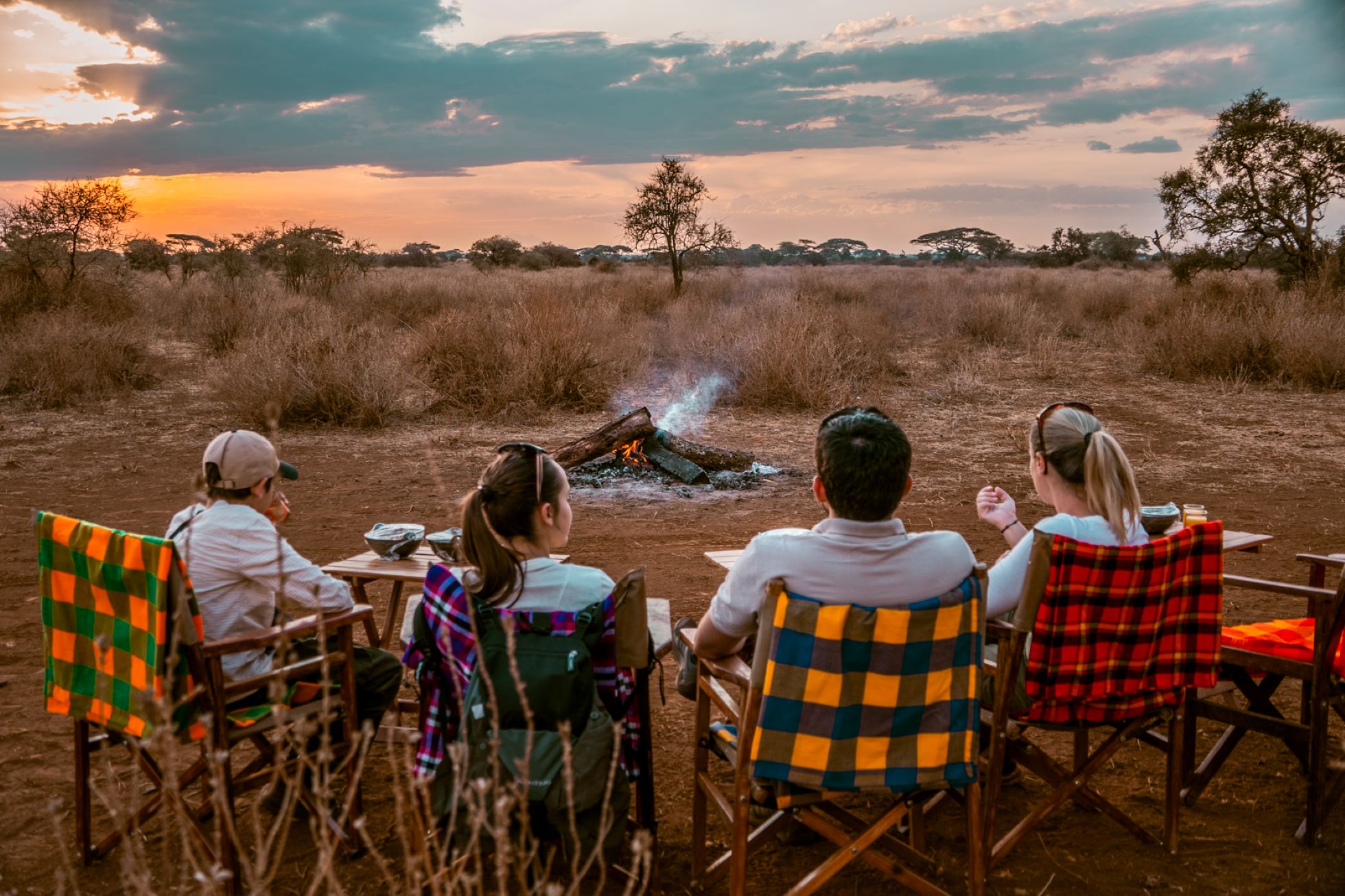 Sundowner på Tulia Amboseli