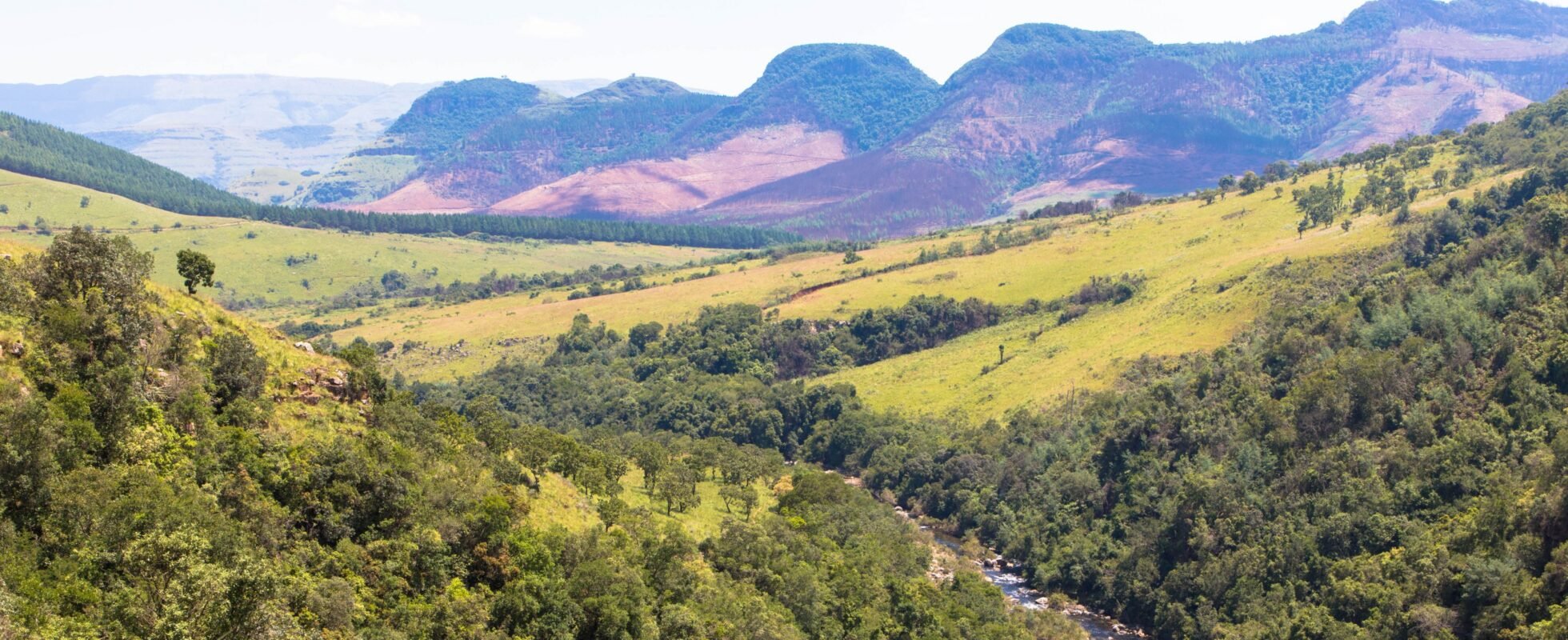 Drönarvy av Panorama-rutten