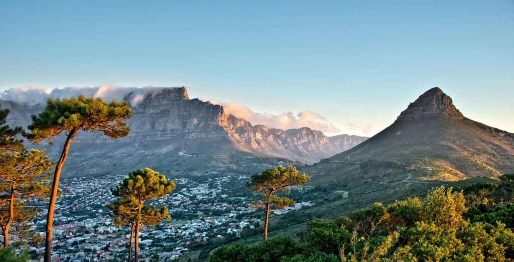 Utsikt över Taffelberget