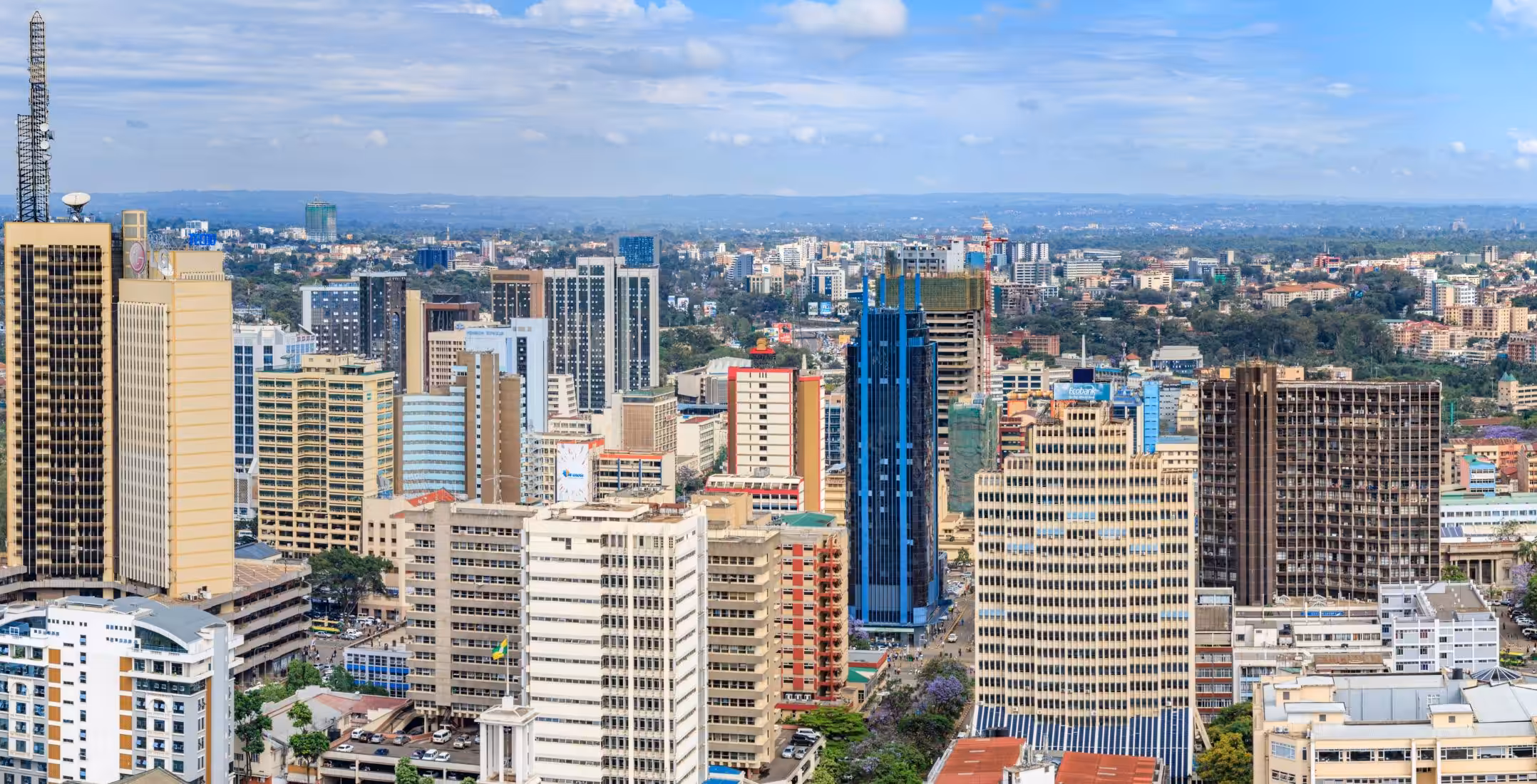 Ankomst till Jomo Kenyatta International Airport i Nairobi