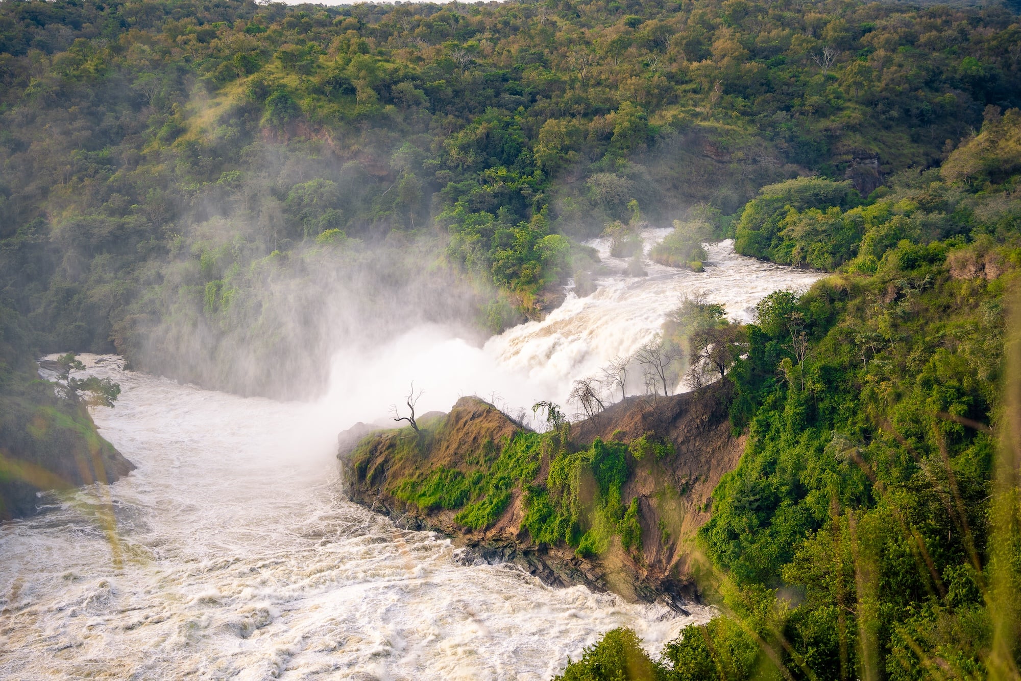 Murchison falls i Uganda